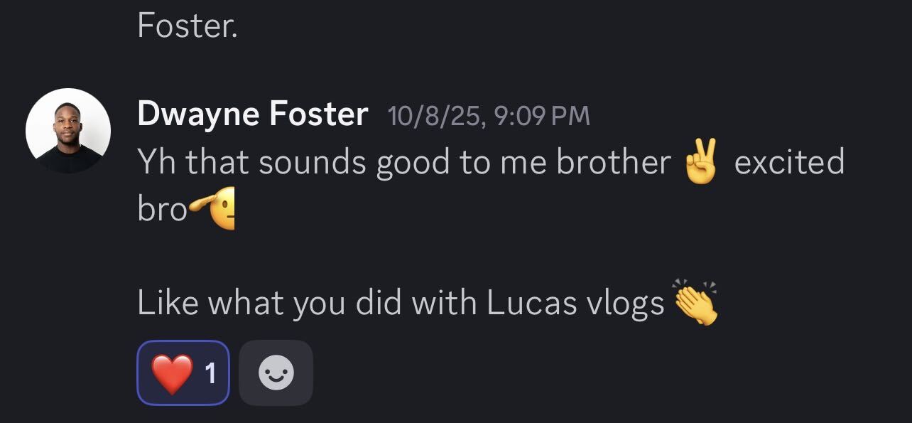 Client testimonial screenshot